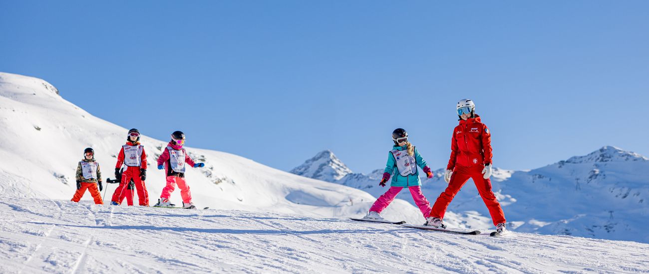 Cours de ski et snowboard à l'ESF Les Menuires